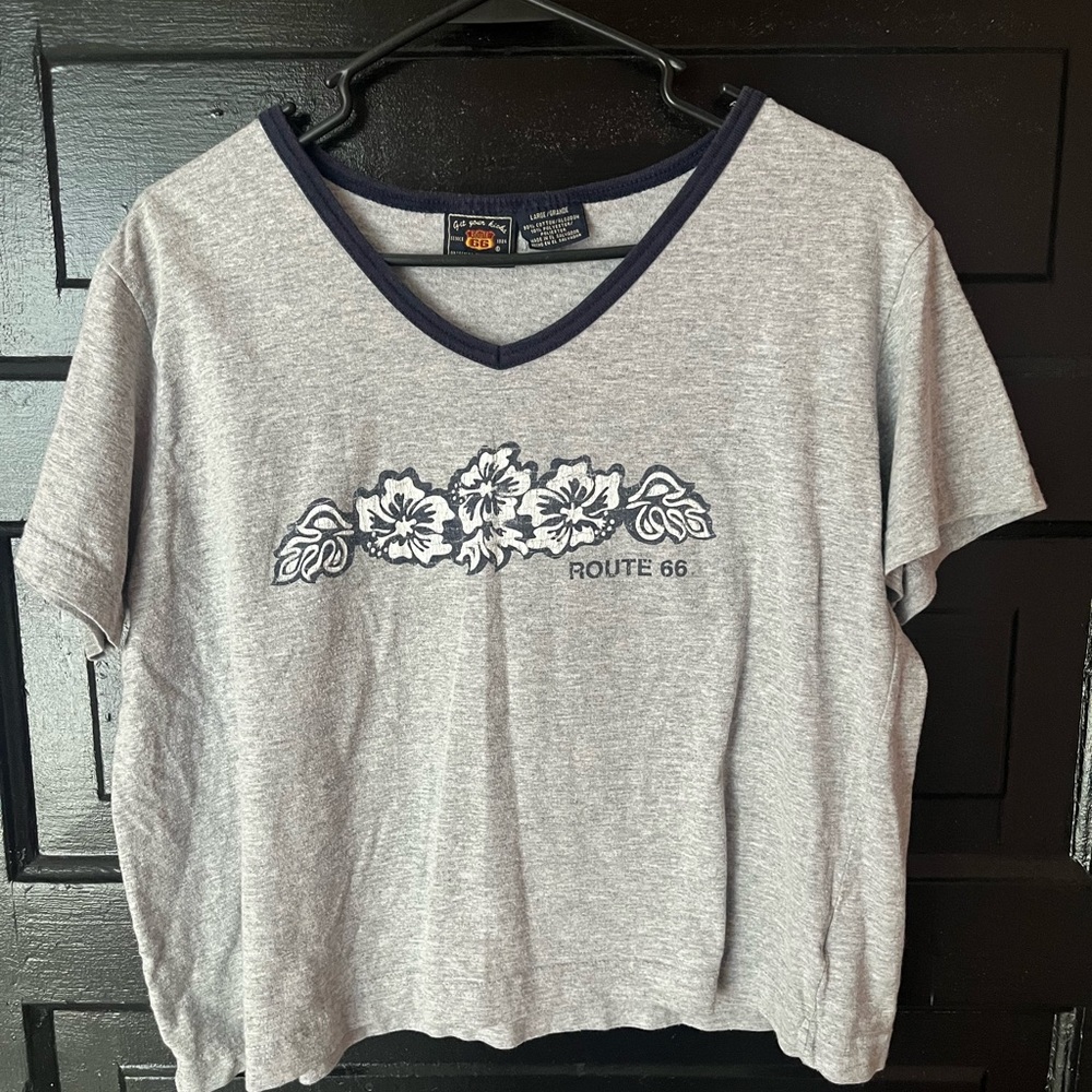 Route 66 large crop top